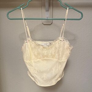 Lush Ivory Lace Camisole